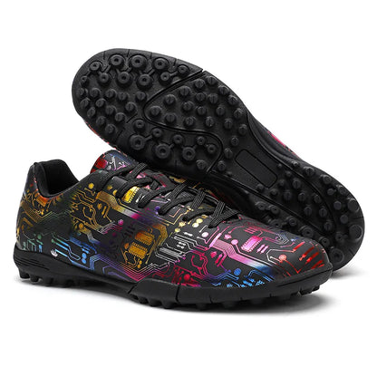 Men's Football Shoe Association Quick Five Up Football Nail Anti slip Professional Ultra Light Training Football Boot Turf