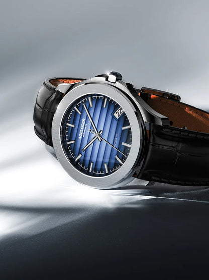 Automatikus mechanikus óra férfi acélból Case Shape: Kerek Case