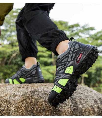 Men's Hiking Shoes Waterproof Non-slip All-terrain Outdoor Sports Shoes Hiking Camping Tactical Training Shoes Bicycle Shoes