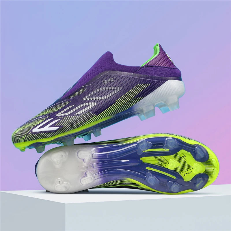 New Men's Football Boots Futsal Non Slip Turf Comfortable Ultralight Fg Grass Cleats Soccer Shoes Sport Indoor Adult Non-Slip