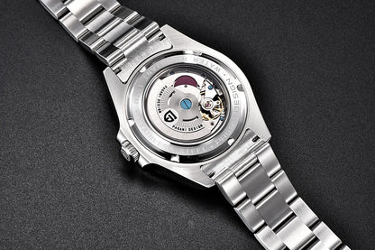 PAGANI DESIGN 2026 New Automatic Machinery Men's Watch GMT DG5833 Stainless Steel sapphire crystal 10Bar Waterproof reloj hombre