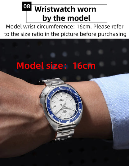 ADDIESDIVE Luxury Men's Watches Stainless Steel Sapphire Crystal Quartz Watch for Men Luminous 20Bar Waterproof NEW Wristwatches