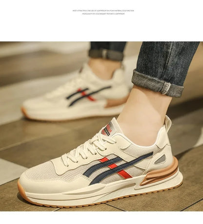 Men's Sneakers Breathable Casual Shoe Lace Up Sport Running Shoes for Men Tennis Shoes zapatos baratos liquidación envios gratis