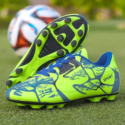 New Men Kids Soccer Shoes Cleats Ultralight Non-Slip Grass Adult Professional Football Boots Boys Training Shoes Drop Shipping