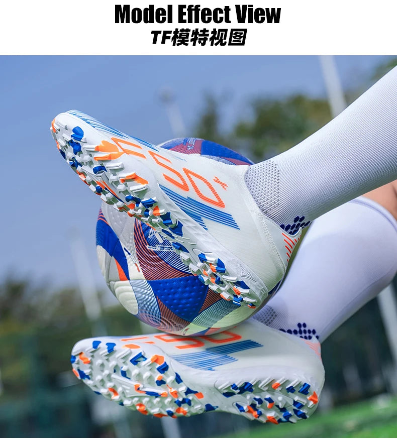 New Men's Soccer Shoes Grass Football Boots Ultralight Sport Comfortable Indoor Cleats Non Slip Fg Turf Futsal Adult Non-Slip