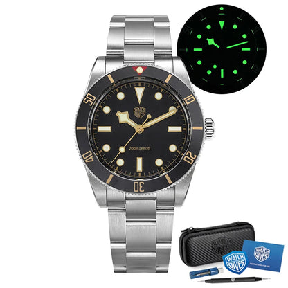 Watchdives WD7922 Quartz Watch Men VH31 Movement Sapphire Crystal 200m Waterproof Wristwatch Luminous 37mm Vintage BB54 Watches