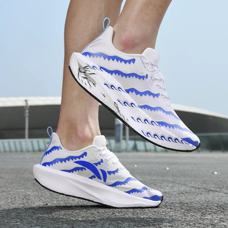 New Summer Original Mens and Womens Sports Shoes Lightweight Marathon Running Shoes Breathable Foot Protection Walking Shoes