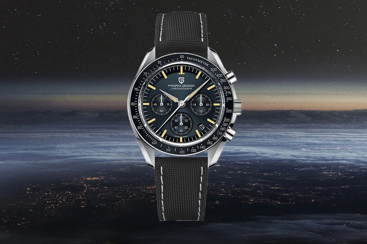 PAGANI DESIGN 2026 New CK2988 Moon Watches Retro Top Luxury Quartz Watch For Men Sapphire glass Speed Chronograph Wristwatch Men