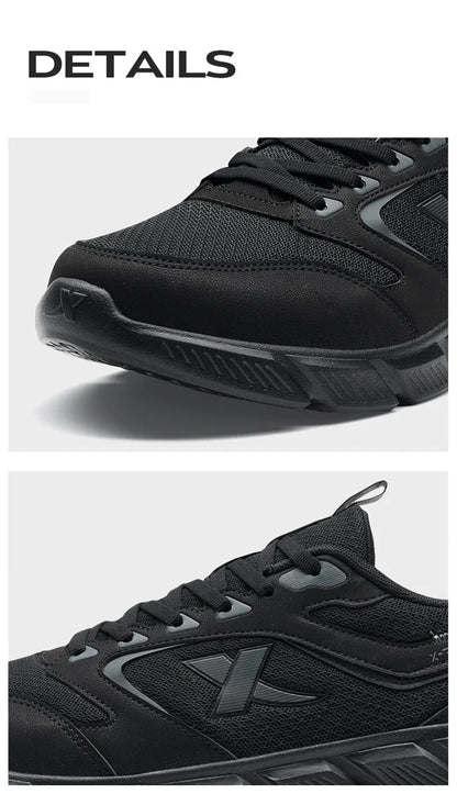 Xtep Running Shoes Men's Summer Mesh Breathable Wear-resistant Sports Lightweight Youth Casual Cushioning Shoes 875219110065