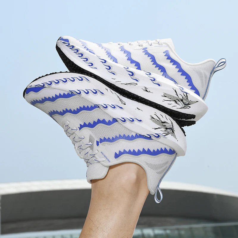 New Summer Original Mens and Womens Sports Shoes Lightweight Marathon Running Shoes Breathable Foot Protection Walking Shoes