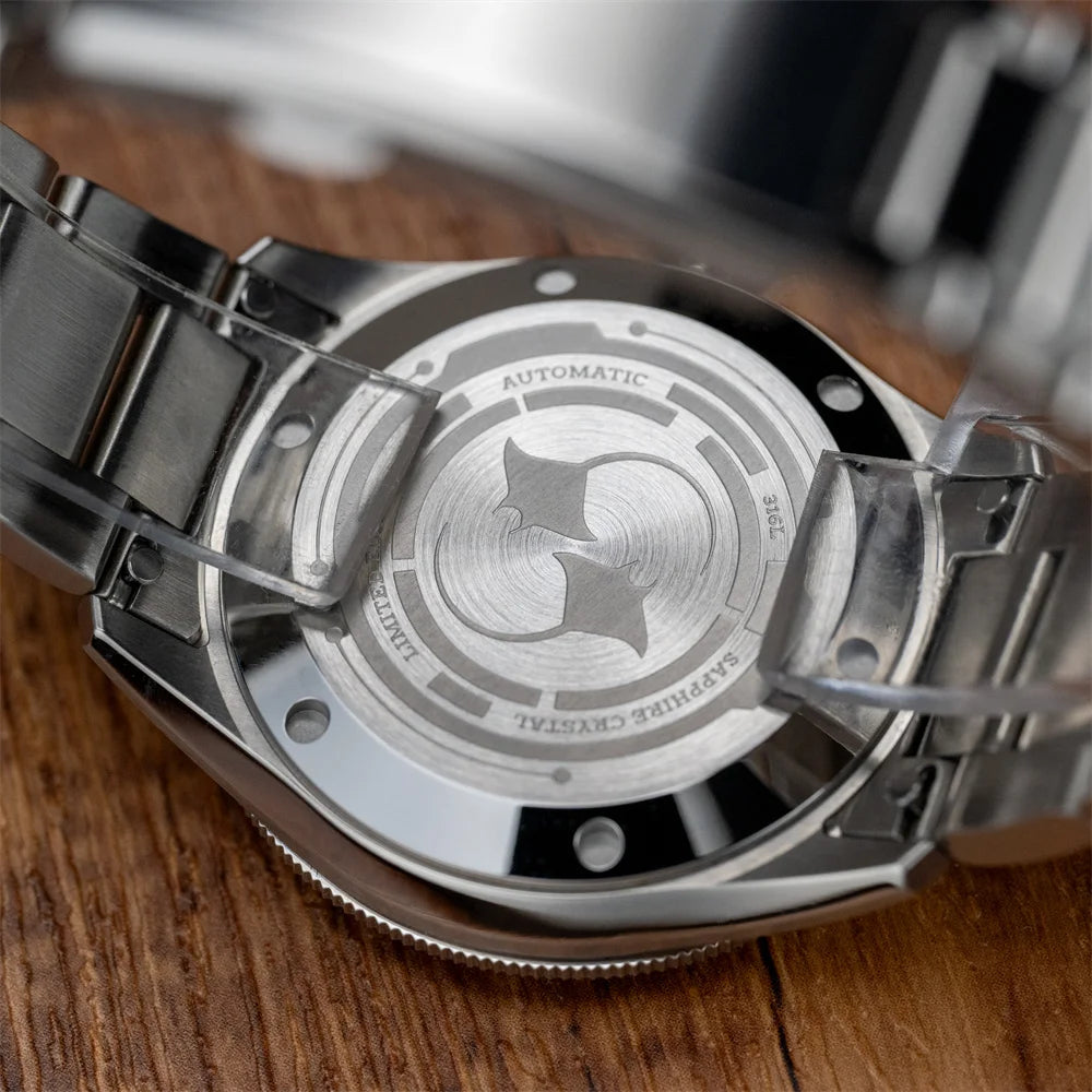 Proxima PX1703 Luxury Diver Watch Business Waterproof Male Clock PT5000 Men Watches Stainless Steel Sapphire Bezel BGW9 Luminous