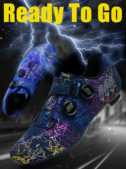 Professional Cycling Shoes Road Bike Men Racing Contest Self-Locking Speed Bicycle Sneakers Women Spd Cleats Cycling Footwear
