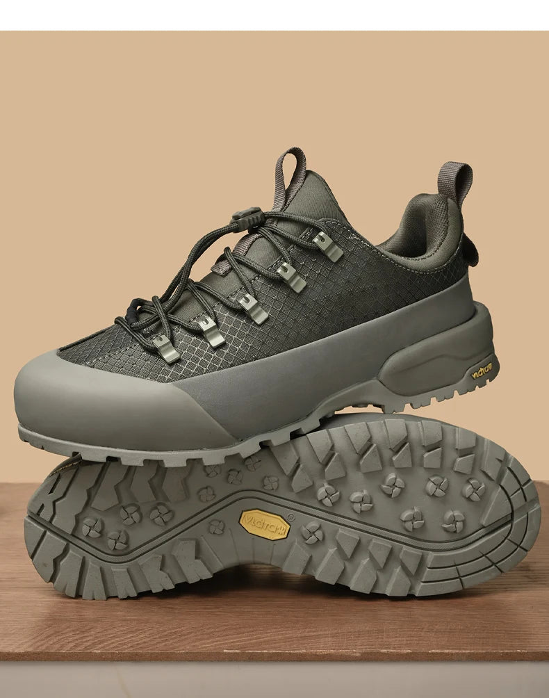 2025 New Hiking Shoes Non-Slip Grip Men's Spring Fall Outdoor Casual Sports Shoes Breathable Comfortable Durable Leisure Sneakers