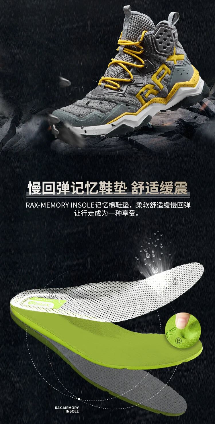 Rax Men's Running Shoes Women Breathable Jogging Shoes Men Lightweight Sneakers Men Gym Shoes Outdoor Sports Shoes Male zapatos