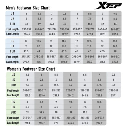 Xtep Running Shoes For Men 2021 Winter Street Casual Men's Sports Shoes Wear-Resistant Support Cushion Sneakers 879419110080