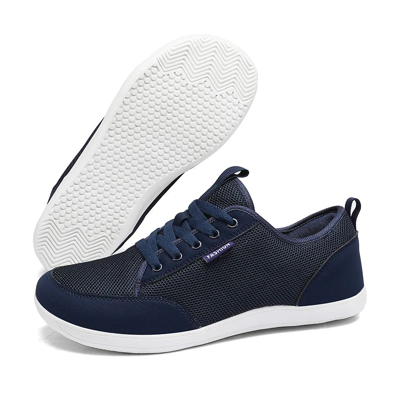 Wide Toe Barefoot Shoes for Men New Fashion Breathable Barefoot Sports Sneakers Outdoor Trail Running Minimalist Walking Shoes