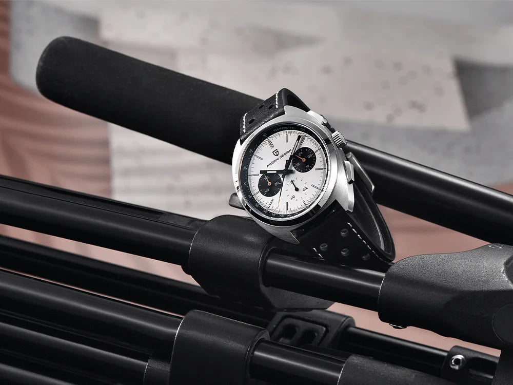 Pagani design2026fashion men's quartz watch top brand luxury sapphire VK63 men's chronograph all-steel diving relógios masculino