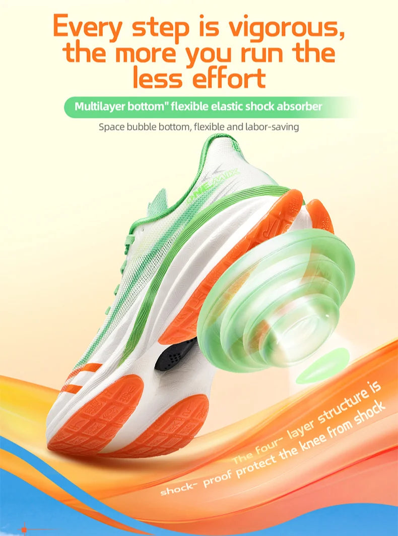 ONEMIX YUE SHUANG Running Shoes for Men Air Cushion Athletic Couple Trainers Sport Runner Shoes Outdoor Women Walking Sneakers
