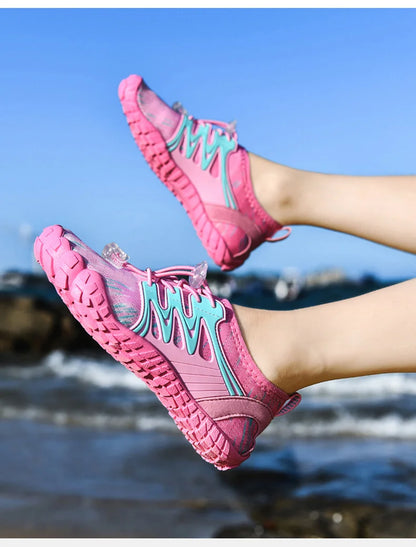 Children Swimming Water Shoes Quick Dry Beach Aqua Shoe Boy Girl Barefoot Sports Wading Sneakers Kids Diving Fishing Surf Sandal