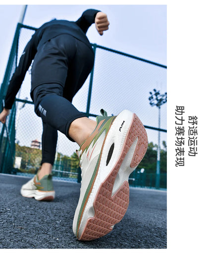 Men Sports Running Shoes Marathon Air Cushion Breathable Lightweight Comfortable Women Outdoor Athletic Sneakers Jogging Tenis
