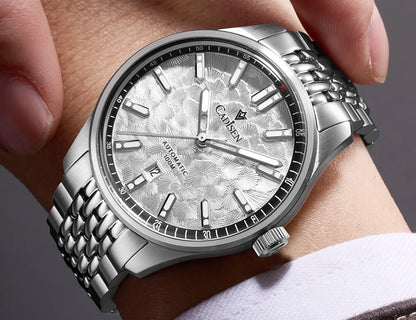 CADISEN 2026 Automatic Mechanical Men's Watch Blue Dial Business Casual 10ATM Waterproof Japan MIYOTA 8215 Movement Wristwatch