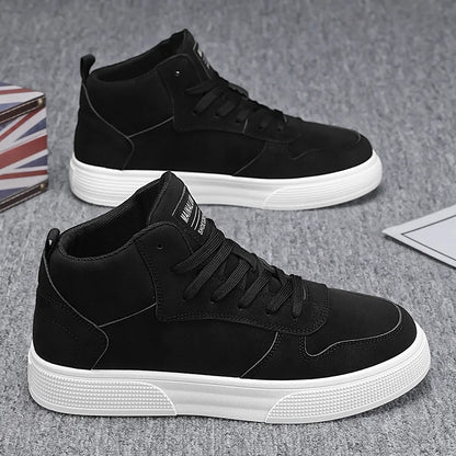 Men's Skateboarding Shoes 48 High Top Casual Sneakers Breathable Street Shoes Flats Shoes Lace UP Walking Shoes Chaussure Homme
