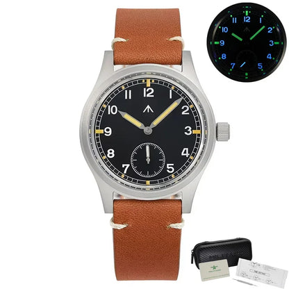 Militado D12 Quartz Watch Men VD78 Movement Domed Sapphire Crystal V2 Clear AR Coating Wristwatch 10Bar Water Resistance Watches