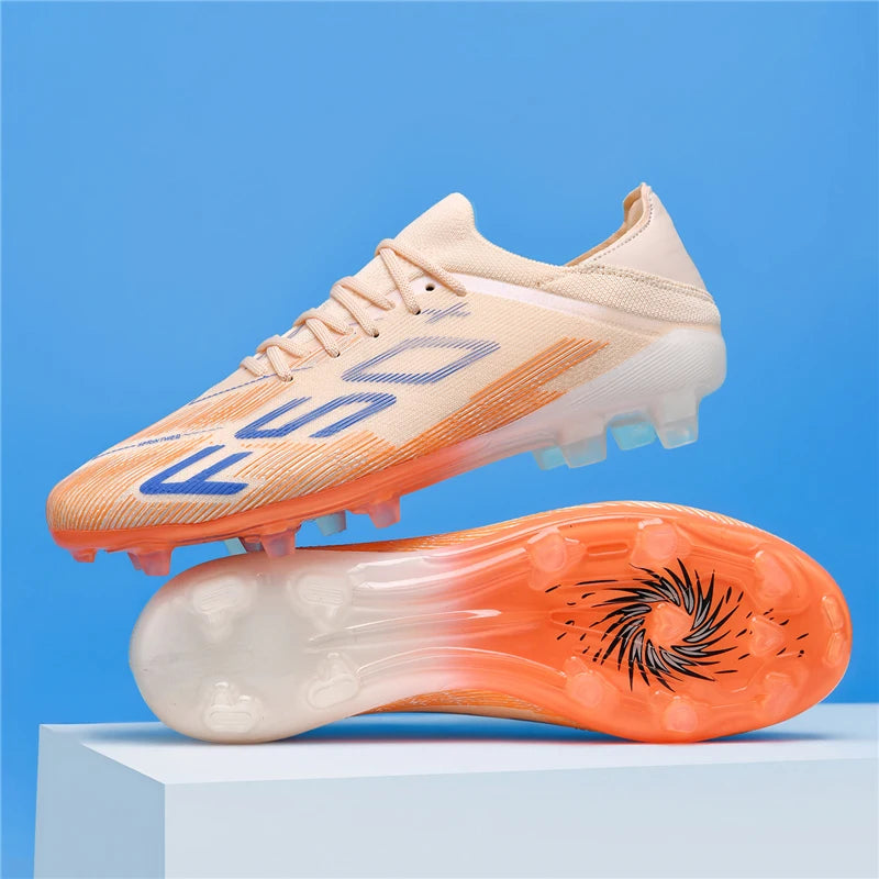 New Men Soccer Shoes High-quality Cleats Football Boots Sneakers Hot-selling Indoor Futsal Non-Slip Match Grass High-top Outdoor
