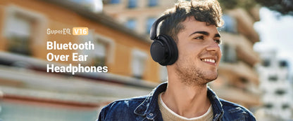 OneOdio Bluetooth 5.3 Wireless Headphones Over Ear Bass Mode Headset with Mic, 90H Playtime Foldable Bluetooth Headphones