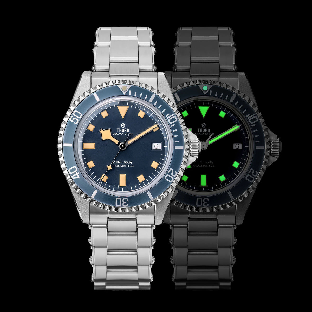 THORN T023 V2 40mm Men Watch 316 Stainless Steel PT5000 Automatic Movement Mechanical Watch Sapphire 200m Waterproof Writwatch
