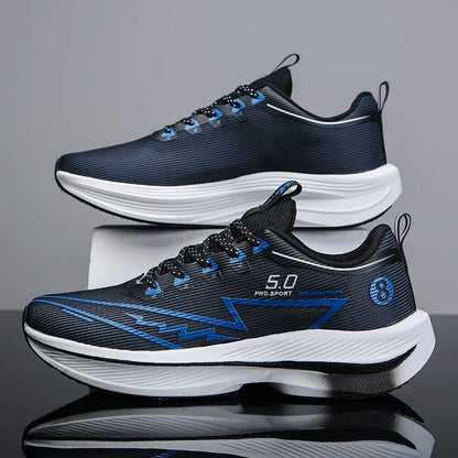 Brand Men Carbon Plate Running Shoes Soft Cushion Shock Absorbing Sports Shoes Unisex Sneakers Light Anti-Slip Training Shoes