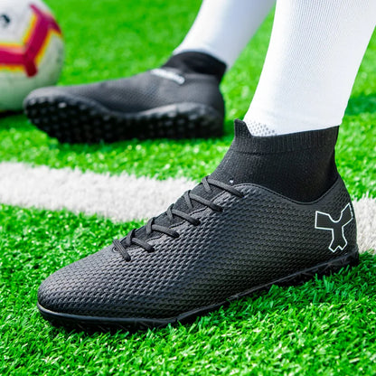Men Quality Soccer Shoes Durable Boys Football Boots Lightweight Children Football Shoes Futsal Training Sneakers Soccer Cleats