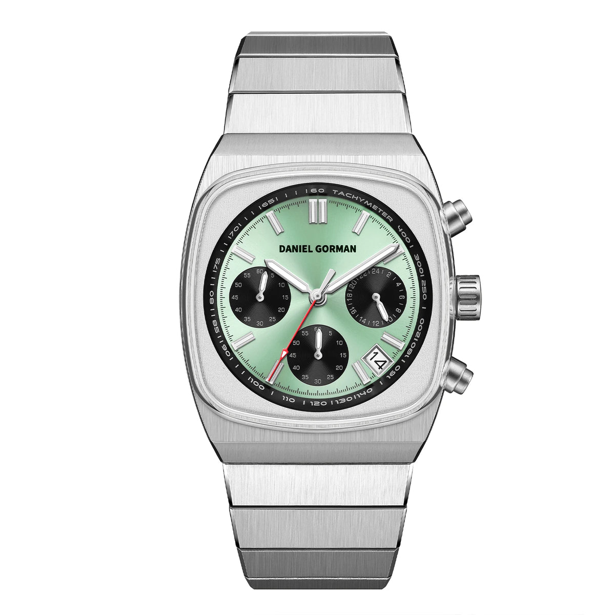 Horloge voor mannen in roestvrij staal Case Shape: Round Case