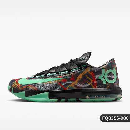 Nike Authentic Zoom KD 6 Men's Trendy Retro Rebound Basketball Shoes FQ8356-900