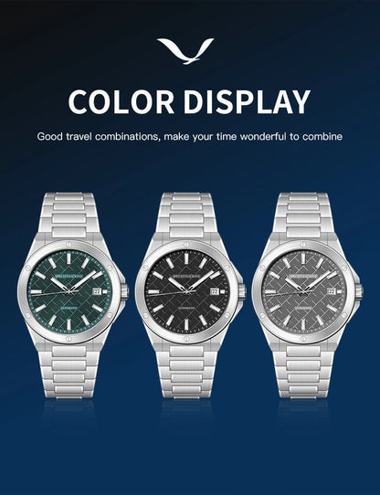 Specht&Sohne 2025 New 38MM Men's Watches Automatic Watch Japan Miyota 8215 Movt Steel Sapphire Crystal Reloj Homb Waterproof