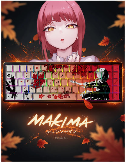 Machima Keycap PBT Cherry Side Engraved Translucent Keyboard Keychain Compatible with MX Switch Gaming Mechanical Keyboard