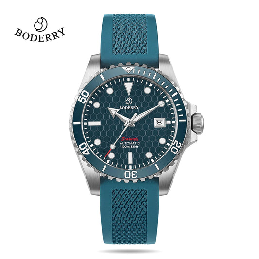 Boderry Seaturtle Titanium Diver Watch Men Luxury Bronze Watches Automatic Mechanical Wristwatch Sport 200M Waterproof Luminous