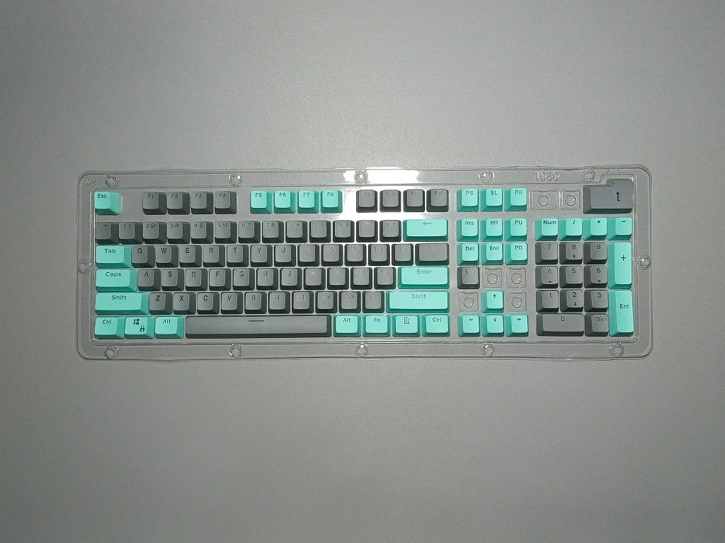 Good Pbt Oem Keycaps 61/87/104keys Custom RGB Player Backlit Double Shot Keycaps Gaming Accessories Ergonomic Teclado Pink/Black