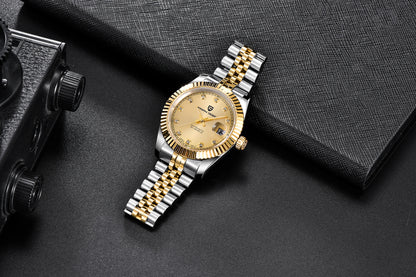 2026 New PAGANI DESIGN Watches Luxury Gold And Silver Mechanical Watches For Men Stainless Steel Sapphire Mirror Automatic Watch