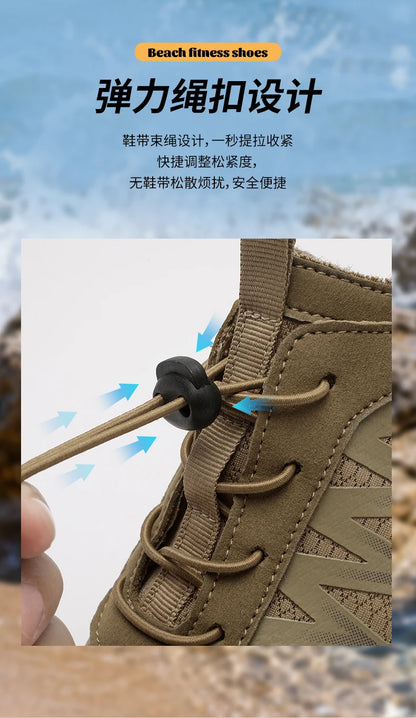 Unisex Water Shoes Quick Dry Aqua Shoes Anti-slip Barefoot Beach Sneakers for Men Women Swimming Surfing Wading Outdoor Sports