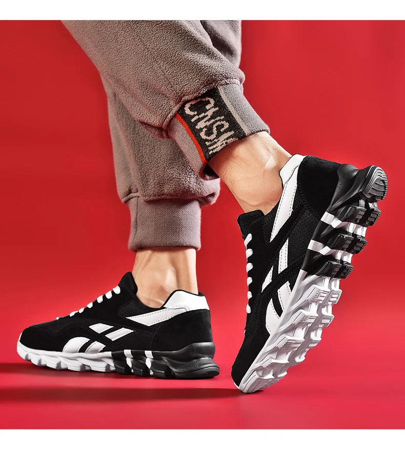 2026 new men's and women's running shoes breathable casual sneakers anti-slip vibration comfortable walking shoes 38-46