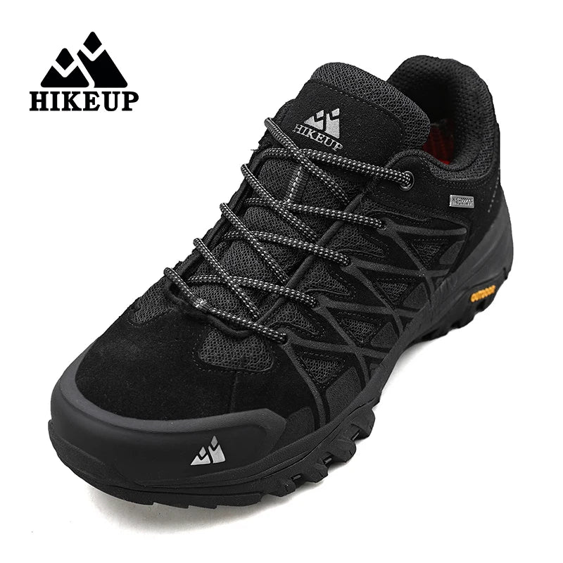 HIKEUP módní outdoorová obuv, pánské sportovní trekové boty do hor a na kempování, neklouzavé a odolné proti opotřebení
