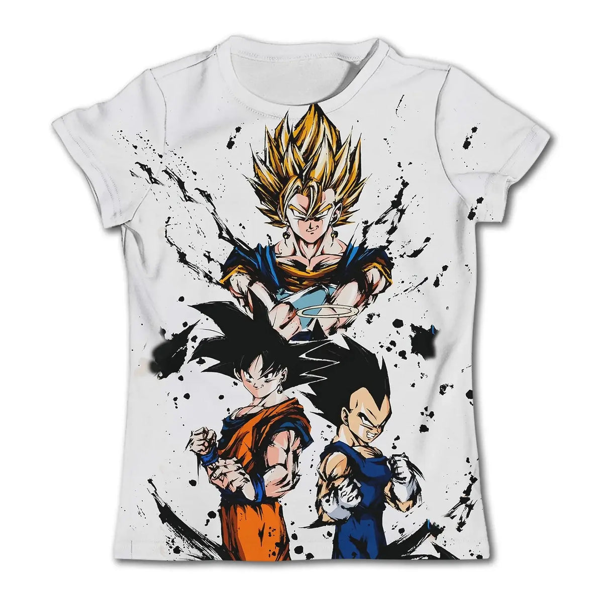 2024 New Fashion Dragon Ball 3D T-shirt Summer Short Sleeve O-Neck Goku Vegeta Men's Casual Shirt Boys' - Produit gaming premium Fraquane