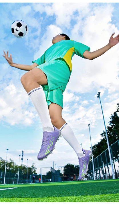 New Men Soccer Shoes Match Football Boots Sneakers Non-Slip Grass Cleats High-quality Futsal Indoor Hot-selling High-top Outdoor