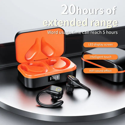 Newest ANC Wireless Bluetooth 5.3 TWS Earbuds – Noise Cancelling Earphones with Dual Mic ENC, Deep Bass, IP57 Waterproof, 40H Playtime
