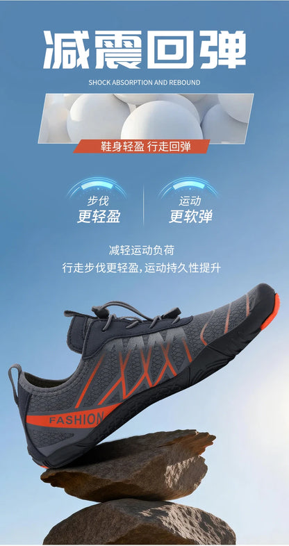 Unisex Water Shoes Quick Dry Aqua Shoes Anti-slip Barefoot Beach Sneakers for Men Women Swimming Surfing Wading Outdoor Sports