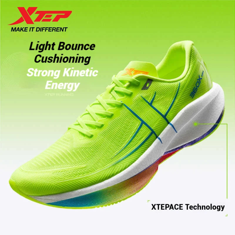 Xtep 360X 2.0 profesionální maratonské běžecké boty, pánské závodní sportovní tréninkové boty s karbonovou deskou a tlumením nárazů 975219110035