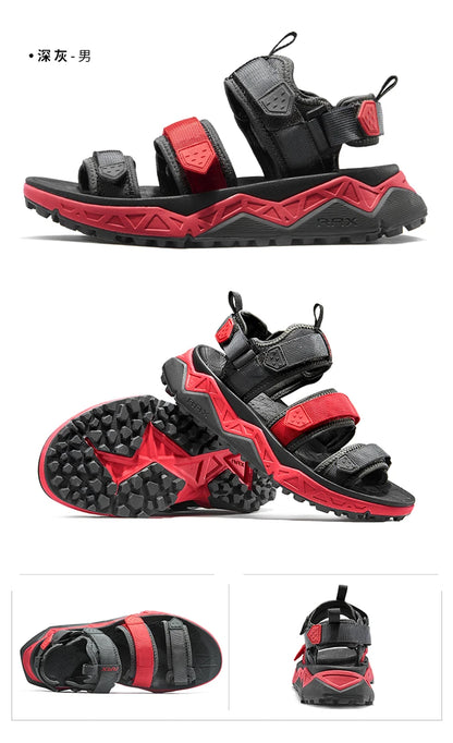 Rax Men's Hiking Shoes Breathable Lightweight Outdoor Sports Sandals Shoes Men Beach Sneakers Quick Drying Fishing Shoes Men 466