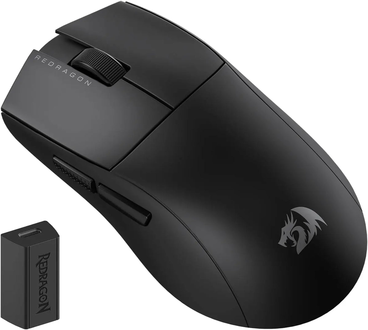 Redragon M916 PRO draadloze gamingmuis met 3 modi, Hype-Speed 4K polling rate, ultralichte 49G gamermuis met 26K DPI