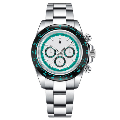 RollsTimi Men's Watches Top Luxury Sapphire Men's Mechanical Watches Calendar Week stainless steel waterproof relógios masculino